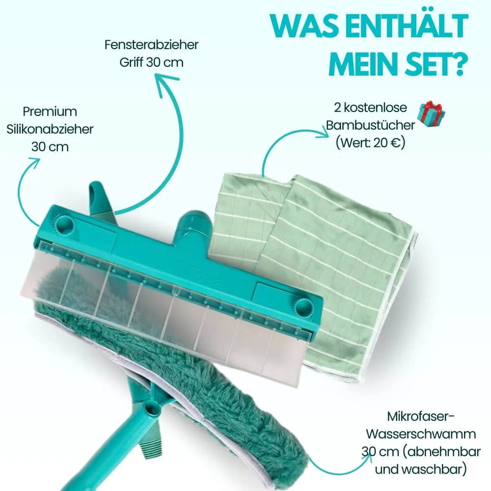 AquaClean™ – Silikon-Fensterwischer